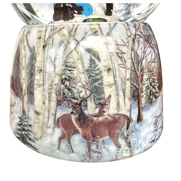 Frosty the Snowman Musical Snow Globe Romans Christmas Deer Snowball Fig… - Picture 8 of 11